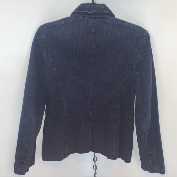 Banana Republic Denim Pinstripe Blazer - Picture 6 of 11